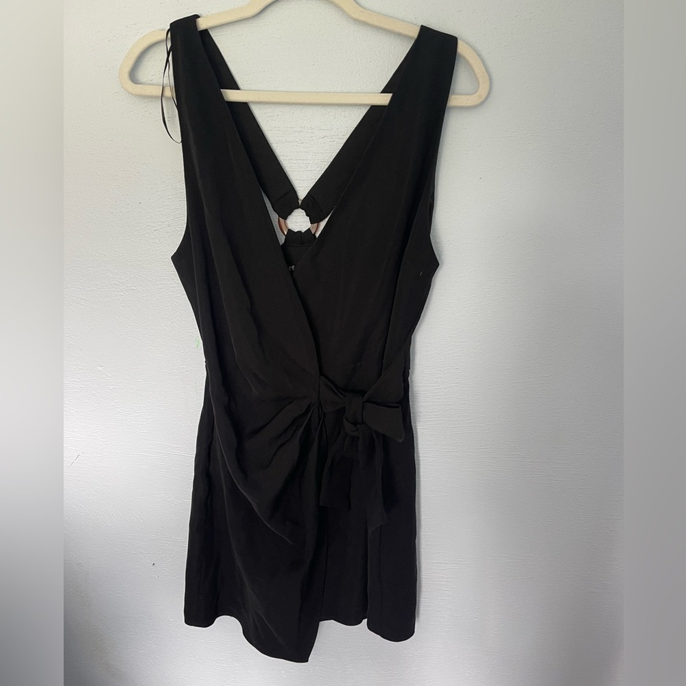Zara Trf Collection Side Tie Dress
